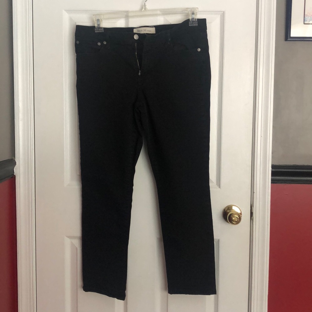 Gap Real Straight Black Jean